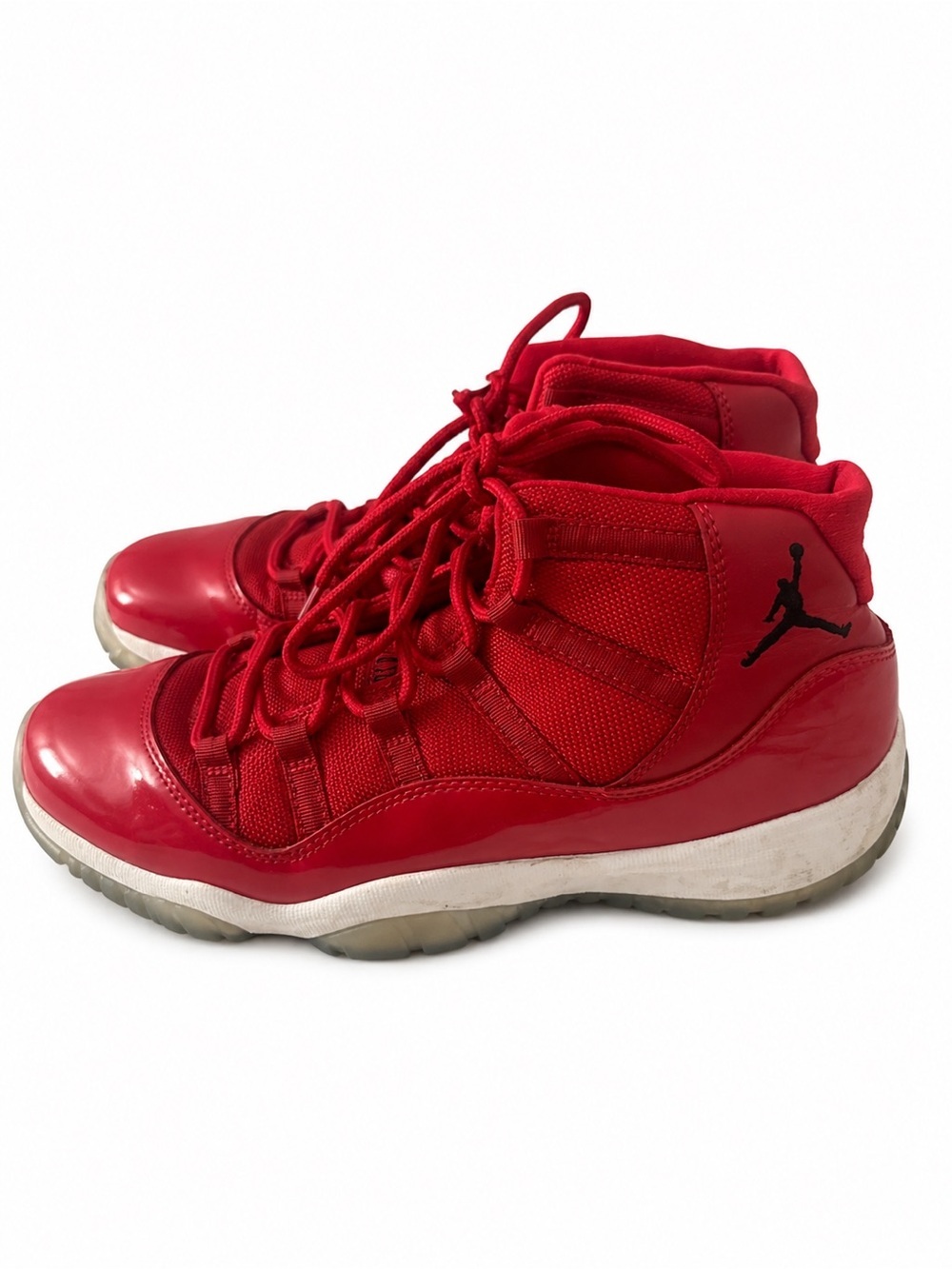 Jordan Kids Red High-Top Sneakers
